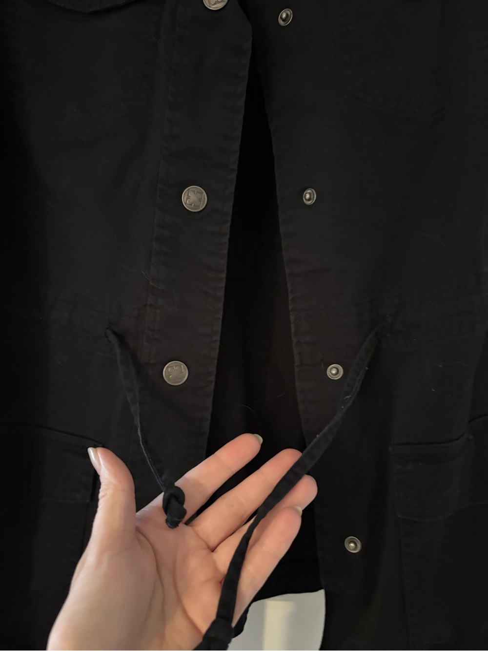 Liz Claiborne New York Black Safari Utility Vest - Picture 3 of 7